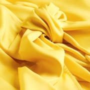 صورة Satin Wrap Dress Yellow Bright